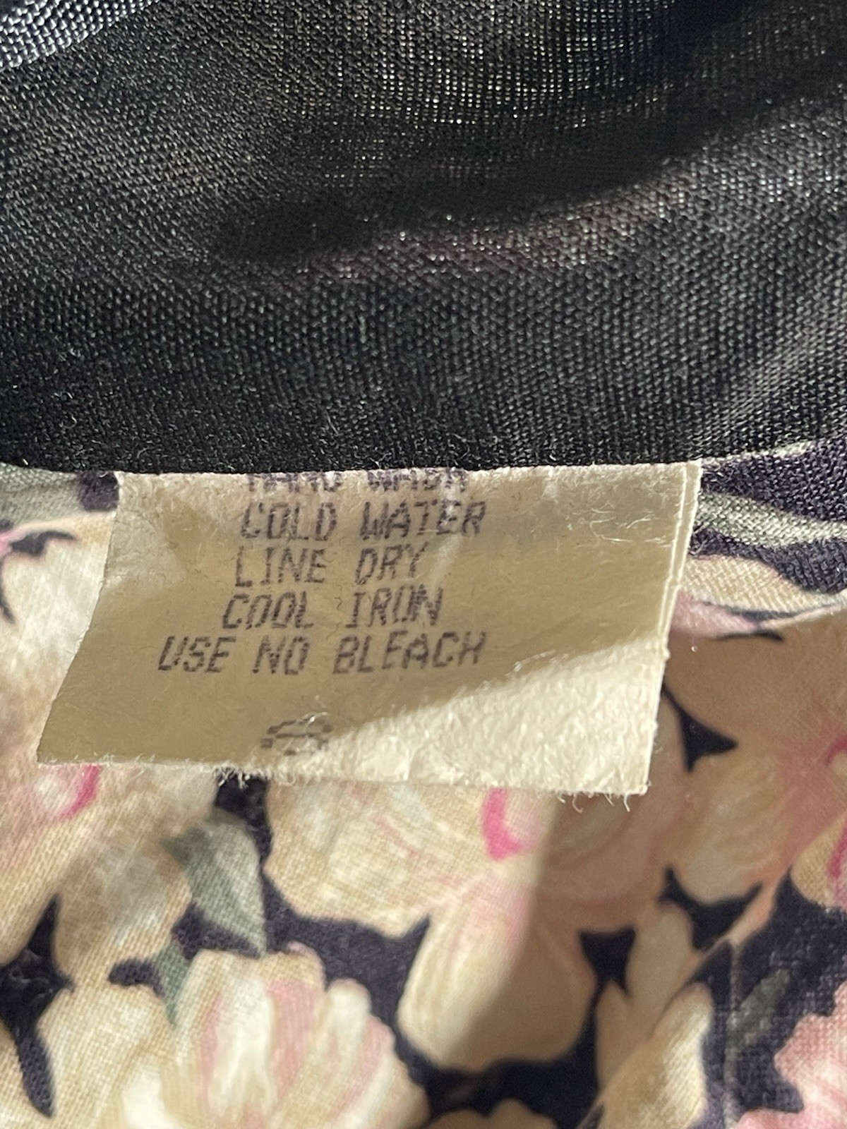 Geary Roark Kamisato Vintage 80’s Dress Size AU8 US4 Floral Mini Cotton Pockets