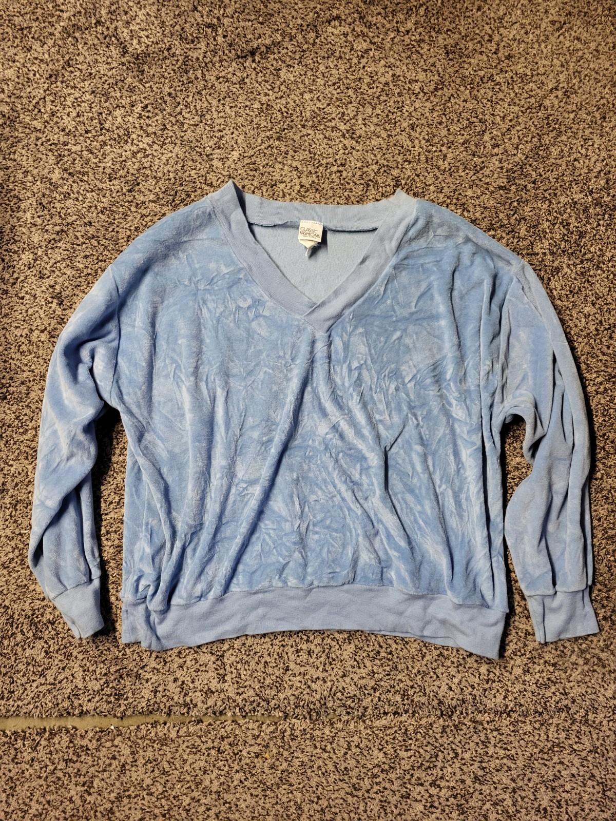 Vintage Classic Fashions Shirt Women’s XXL Blue