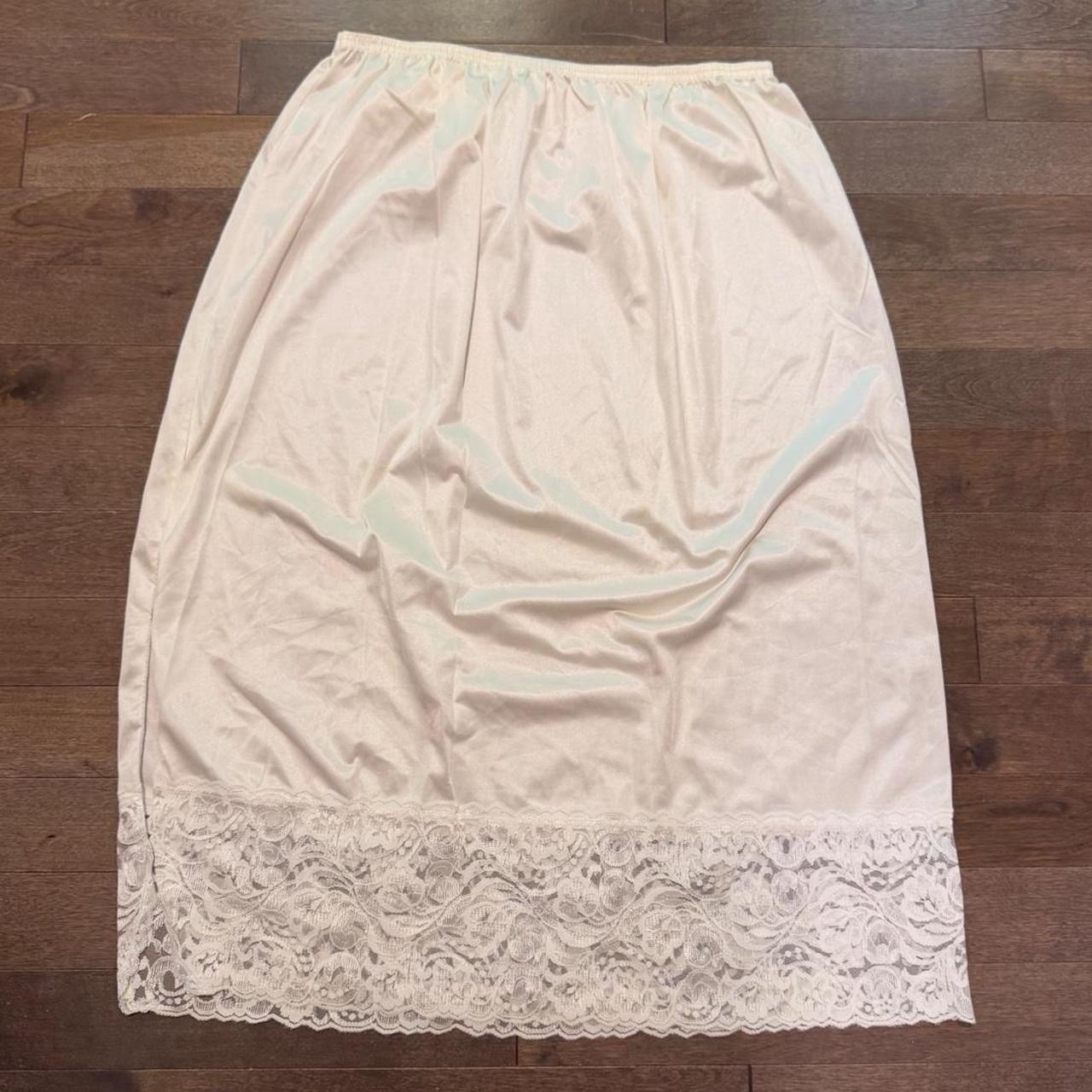Vanity Fair Lace Slip Skirt