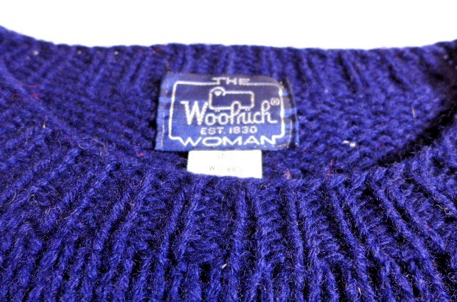 VTG Women’s 100% Wool 1980’s Woolrich Old English Sheepdog Crew Sweater Small