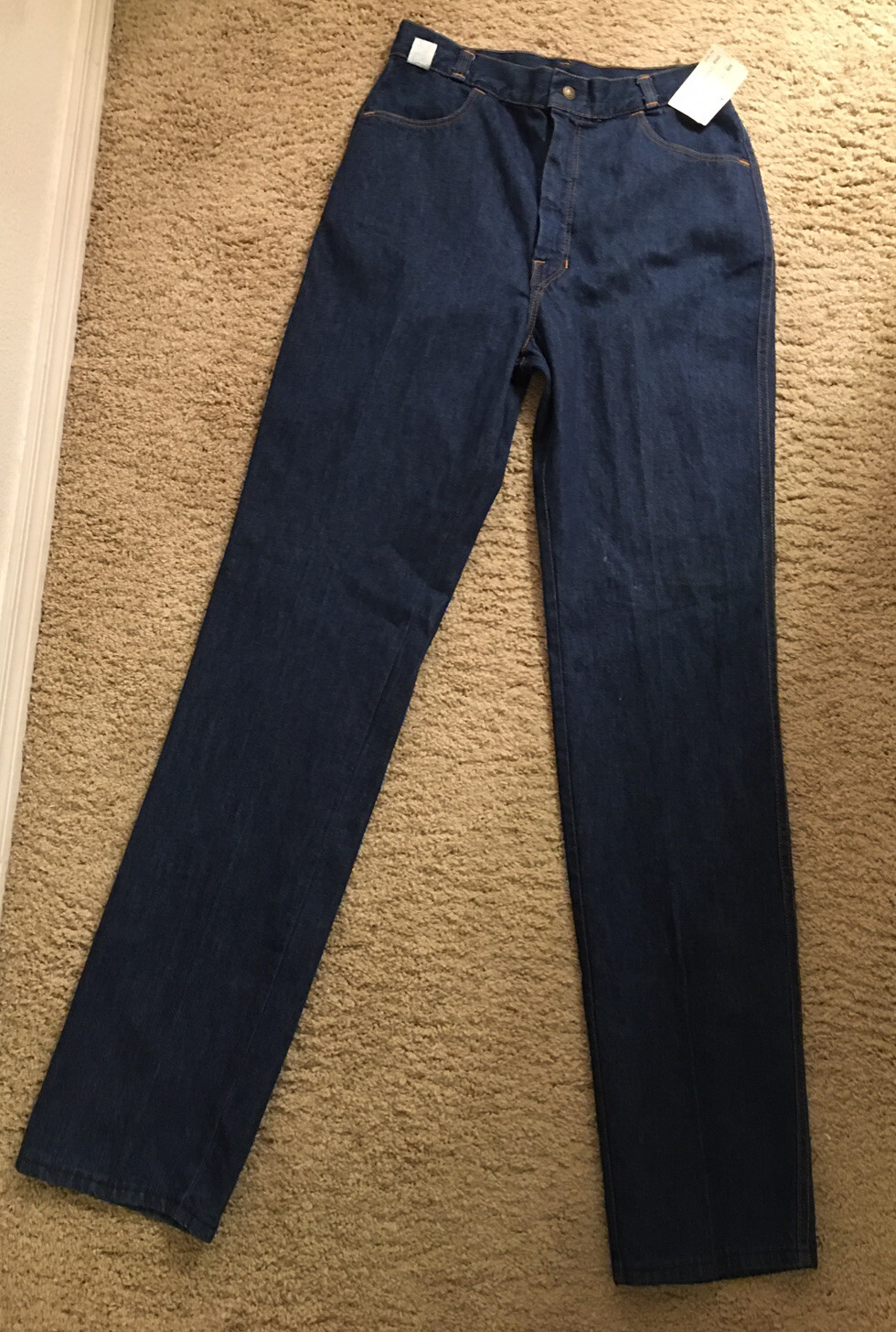 Vintage Wilkins Rumble Seats High Waist Denim Jeans NWT Size 13 70’s-80’s