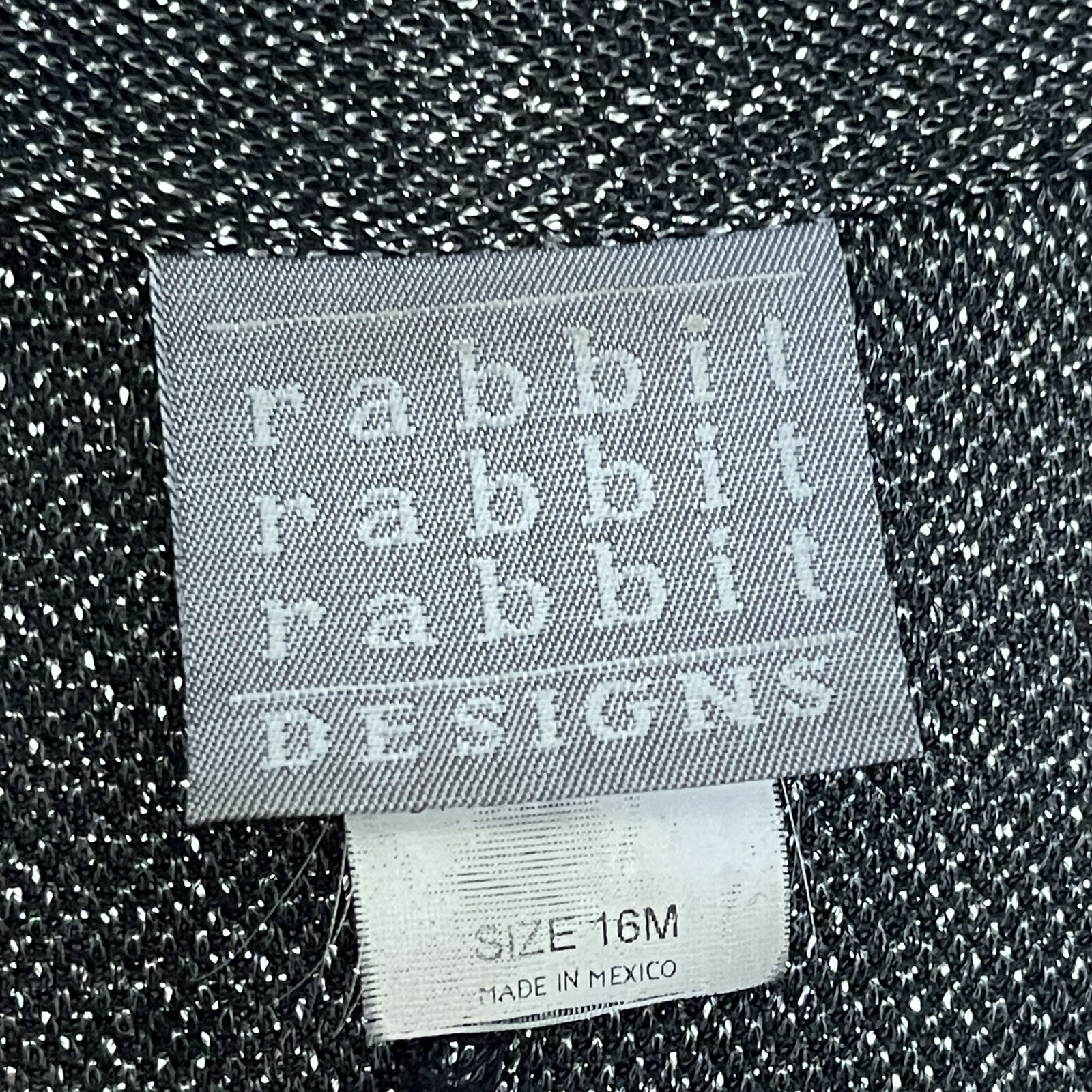 Rabbit Rabbit Rabbit Designs Womens Button Front Metallic Coat 16 Glam Cocktail