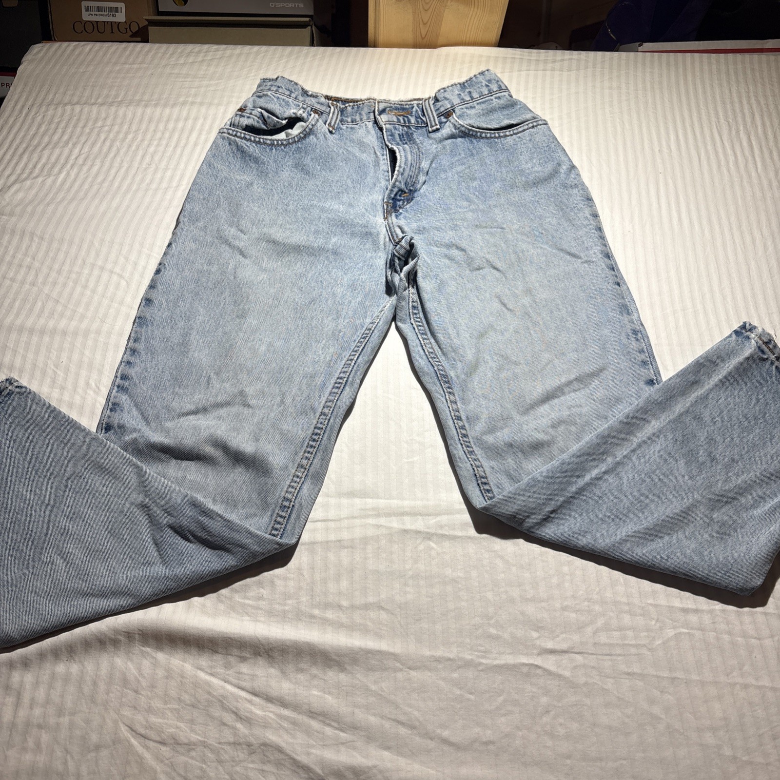 Vintage Levi’s 551 Red Tab 1995 90s Mom 11.5 Rise Jeans 6 Pet Distressed. 1050