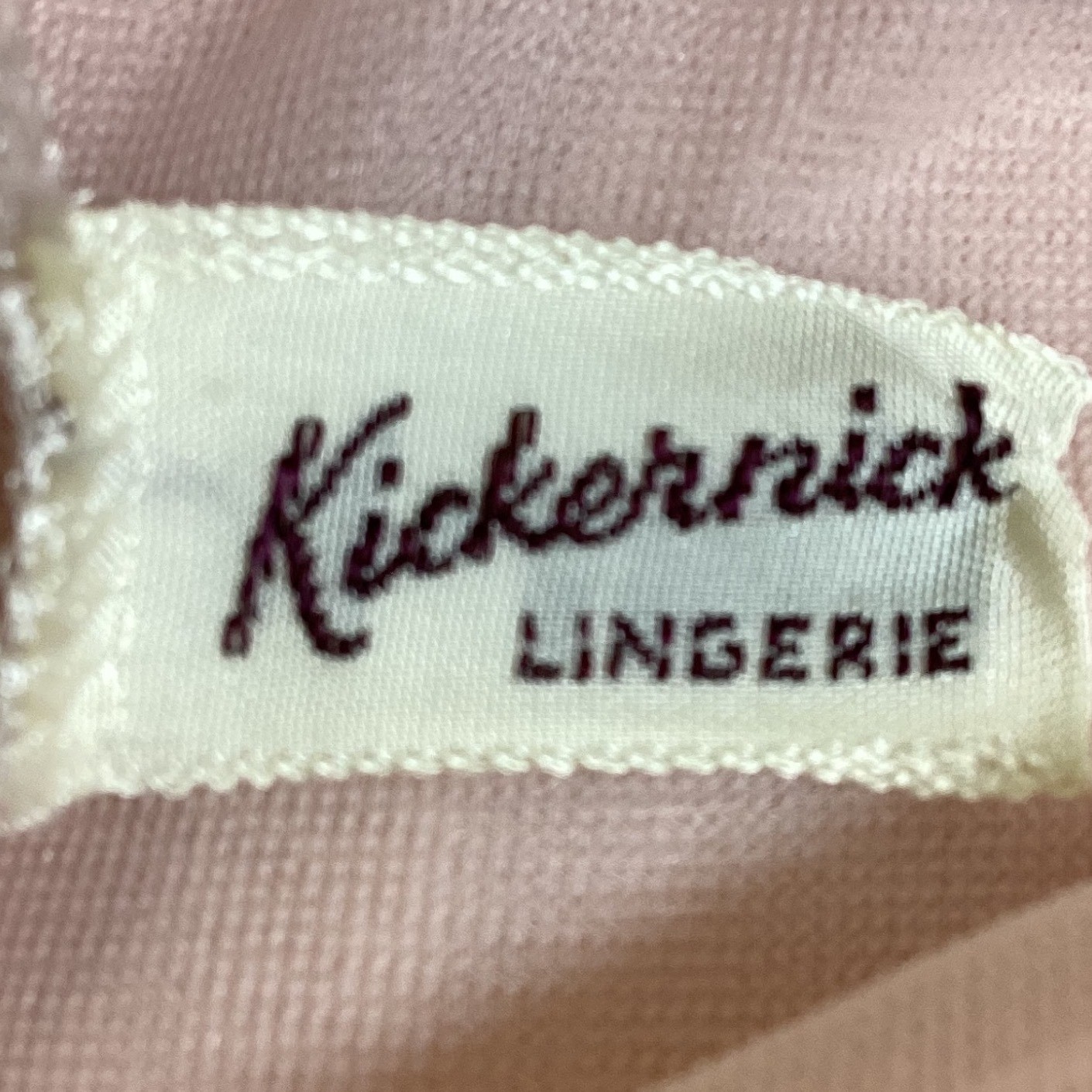 Vintage Kickernick Pink Sheer Nylon Peignoir Robe Lace Ruffle Maxi Gown Lingerie