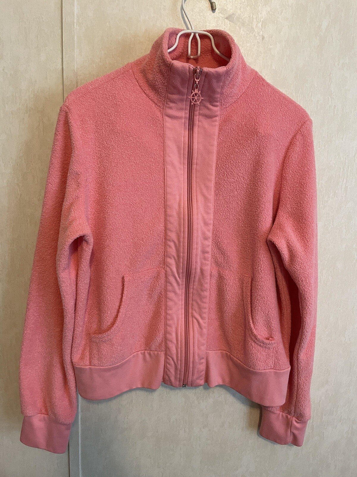 VTG Overwear Terry Cloth Zip Front Jacket Women’s size Medium USA