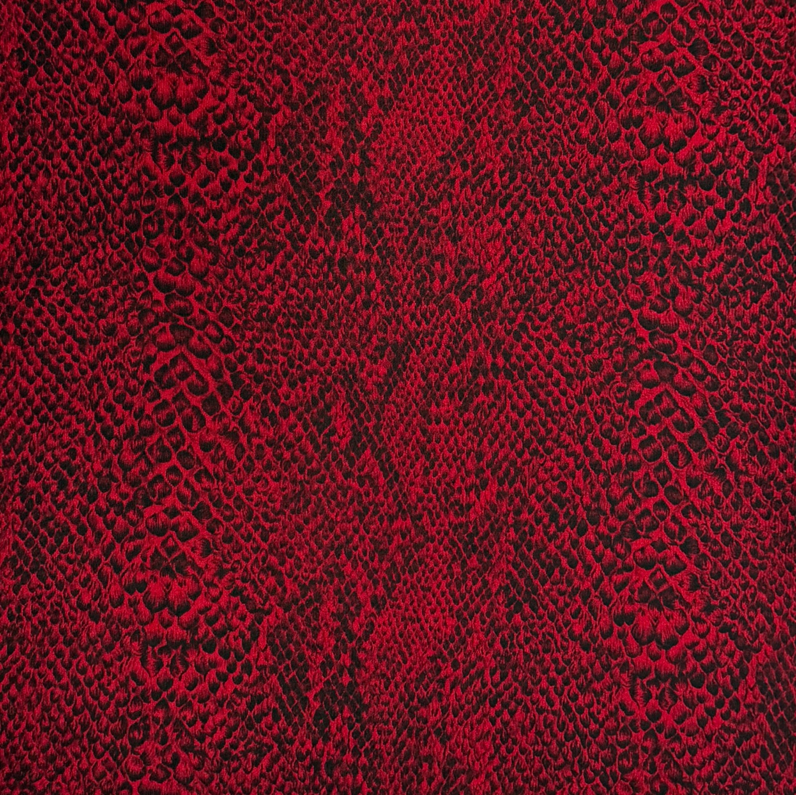 Vintage 90s Star CCC USA Red Black Snakeskin Baby Tee Slinky Party Club Top M