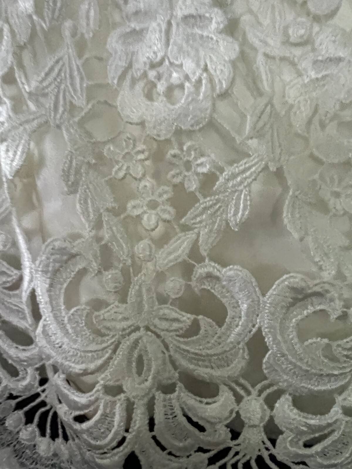 Vintage Scott McClintock Dress Size 12 Long Black Beautiful White Lace Bodice
