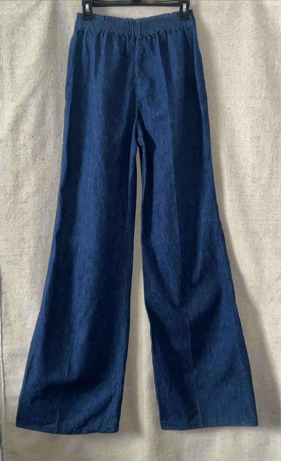 Vintage 70s Women’s Wrangler Bell Bottom Elephant Wide Leg Denim Jeans NWT 30×35