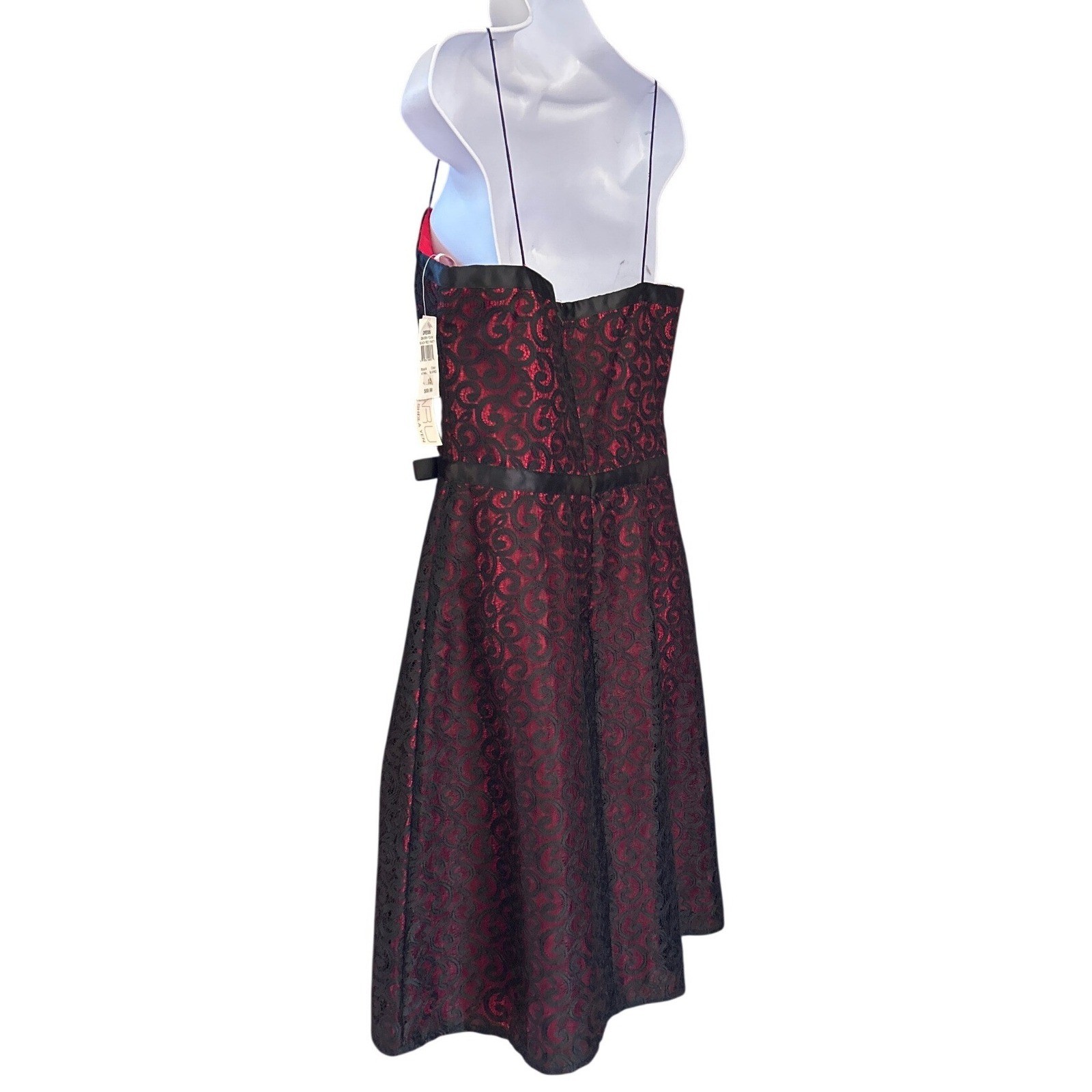 Vintage Deadstock 90s De Laru Sheila Yen Lace Dress Gothic Romance Vampirecore