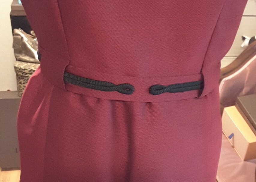 Red Vintage Dress By Mollie Parnis New York 5th Avenue