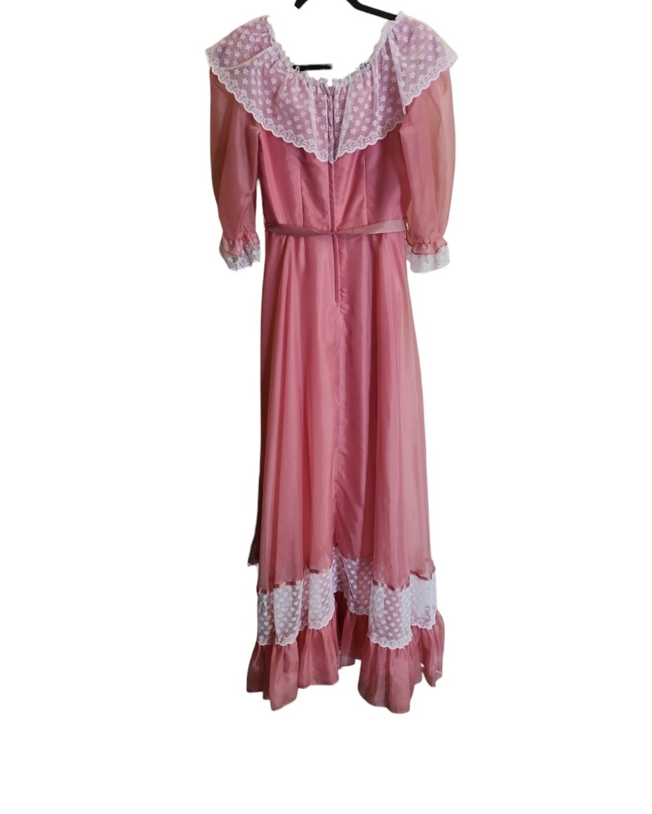 VINTAGE Fancy Frocks By Phyllis Gerrans Dress Size 7 RARE 1970s