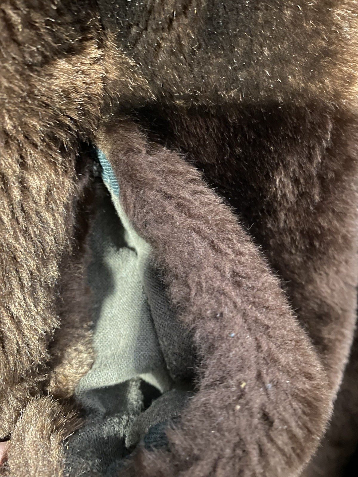 Vintage C.E. Carlson Co Spokane Dark Brown Fur Coat Mid-Century Plush