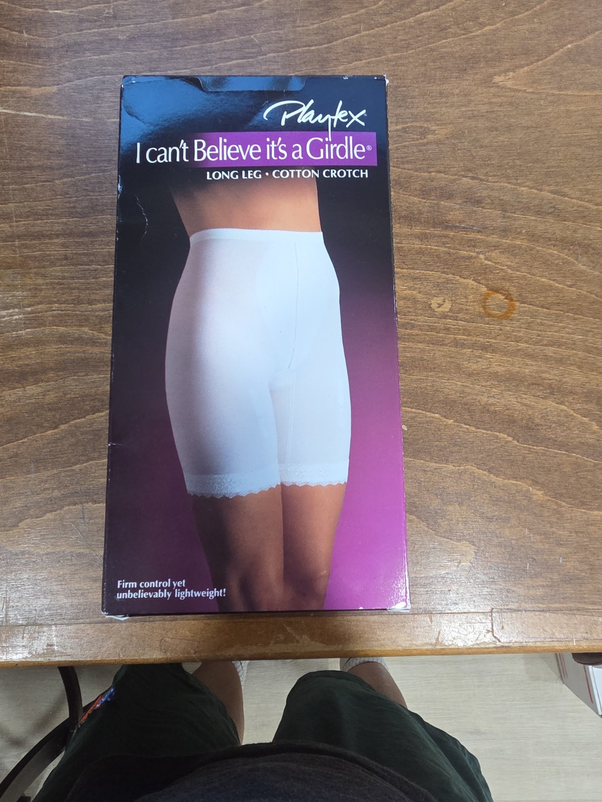 VTG Playtex I Can’t Believe It’s a Girdle Long Leg Shapewear White 2545 3XL