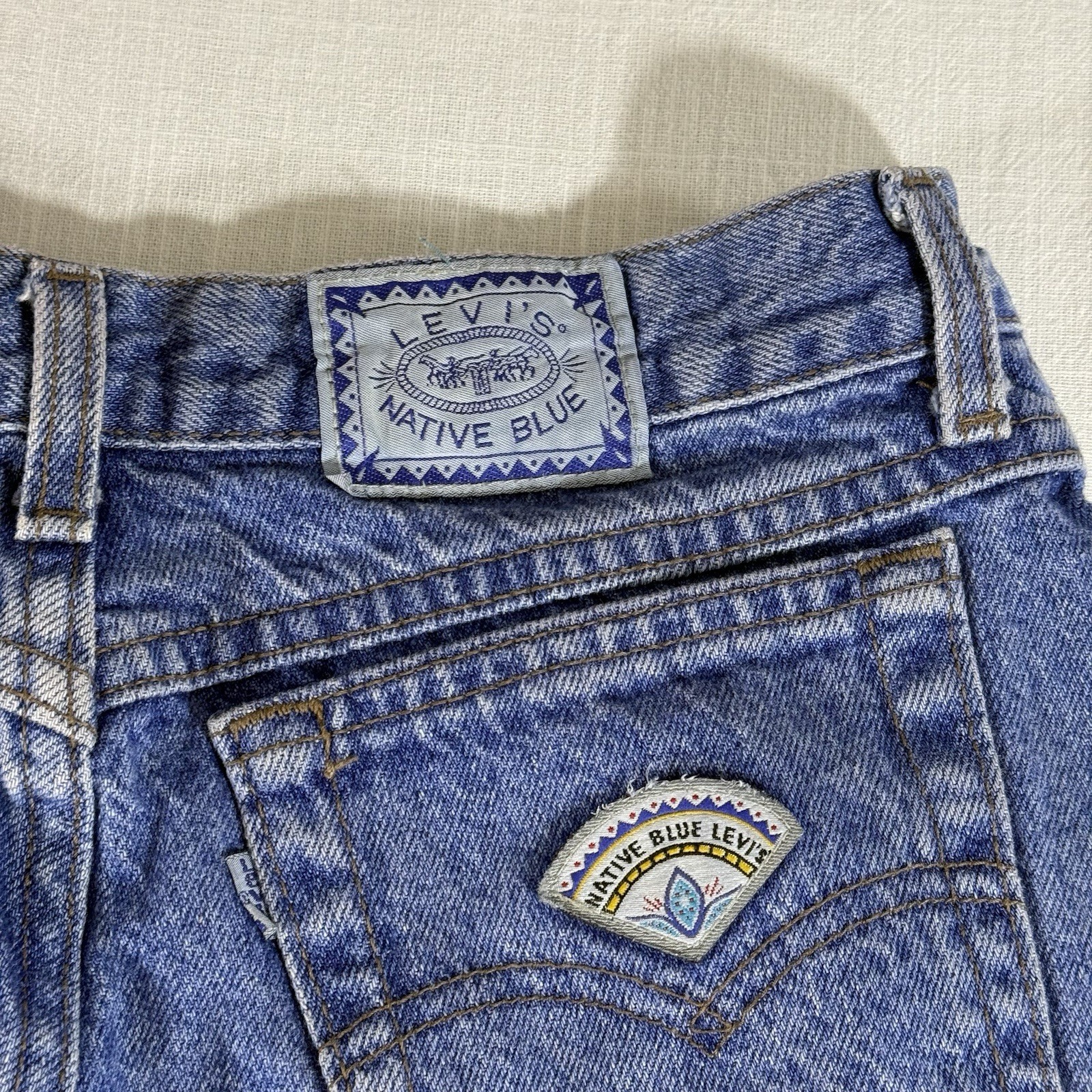 Vintage 90s Womens Levis Native Blue Jeans Size 13 28×30 Relaxed USA