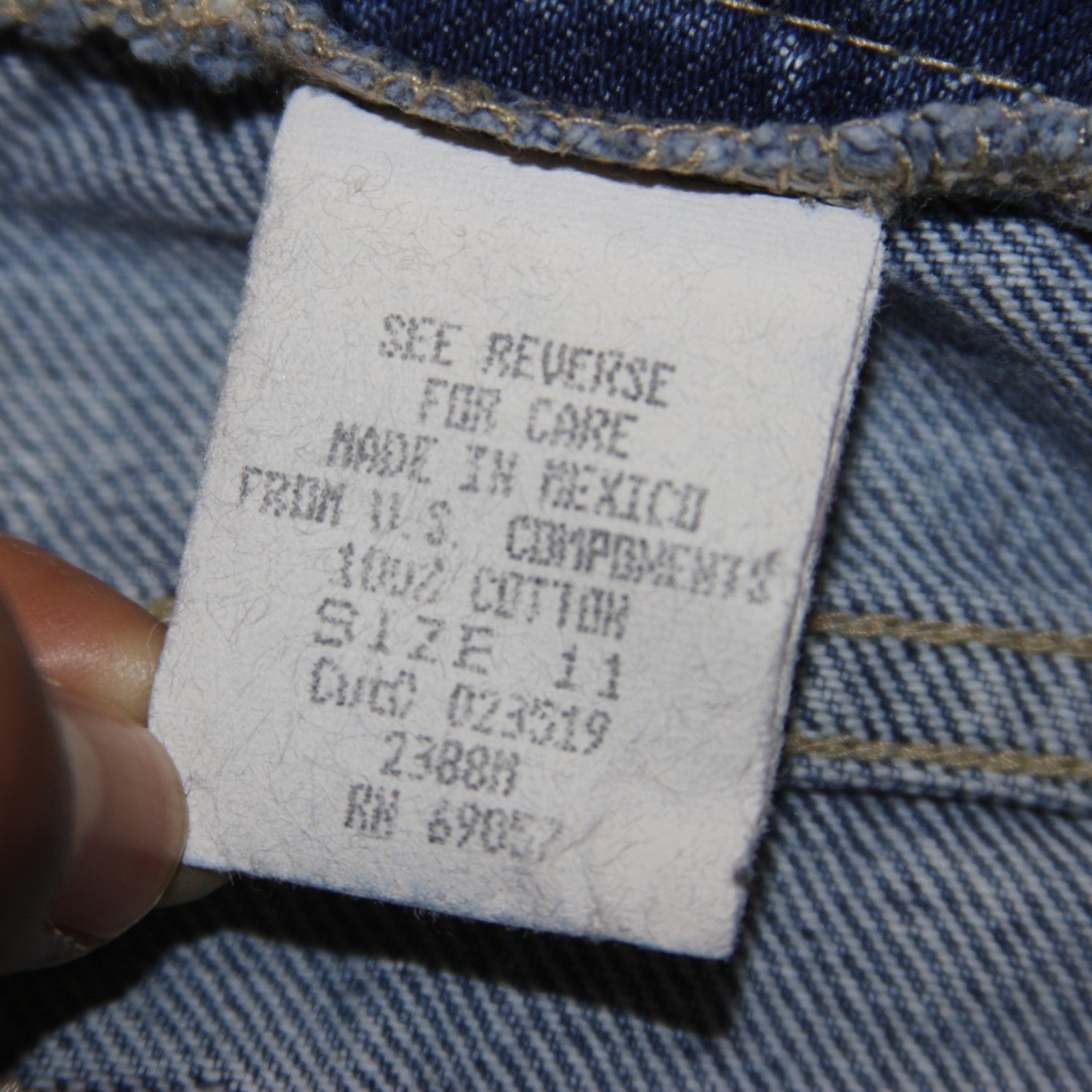 Vintage Paris Blues Experience Jeans Womens 11 Blue Flare Leg Denim Y2K 2388H