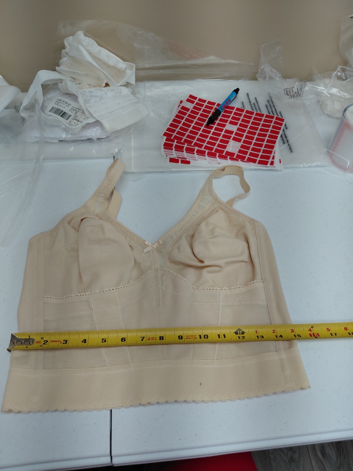 Vintage Crown-nette Longline Bra Size 40D