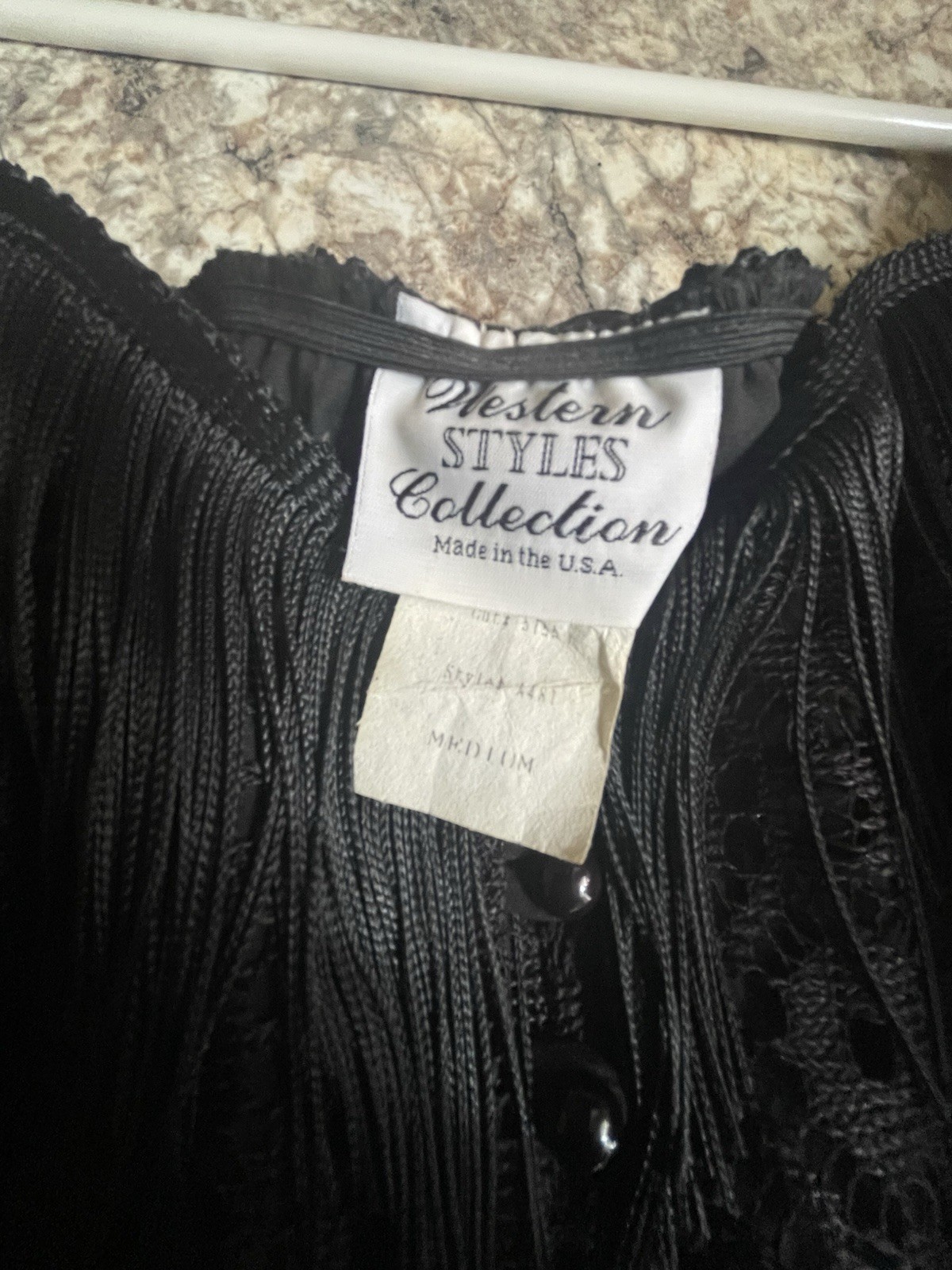 Vintage Western Style Lace/Button Up Corset Style Medium Country Rodeo
