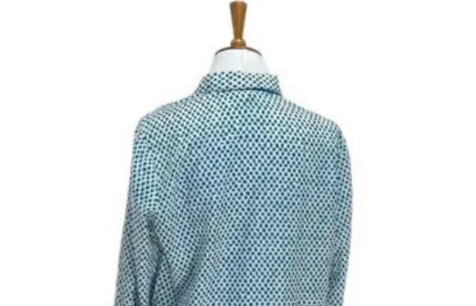CAPE COD MATCH MATES FABULOUS VINTAGE BLOUSE WITH BOW / TIE AT NECK