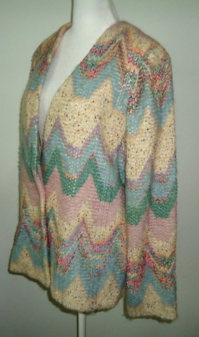 Vintage 70s Devon Women’s Blazer Rayon/Mohair Blend Size 14