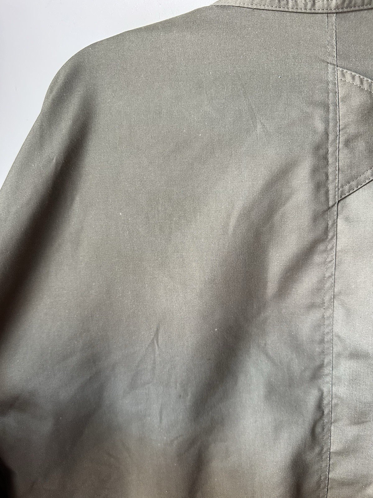 Vintage N.R. 1 by Ned Gould Green Military Styled Jacket Size 14 Made In USA