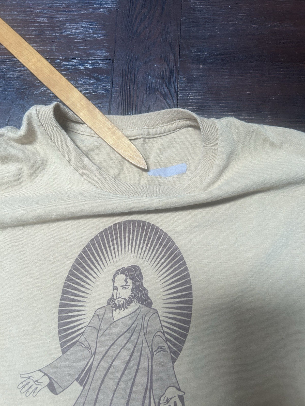 Jesus Loves You He Is Risen T-shirt Vintage? Stained S/M?