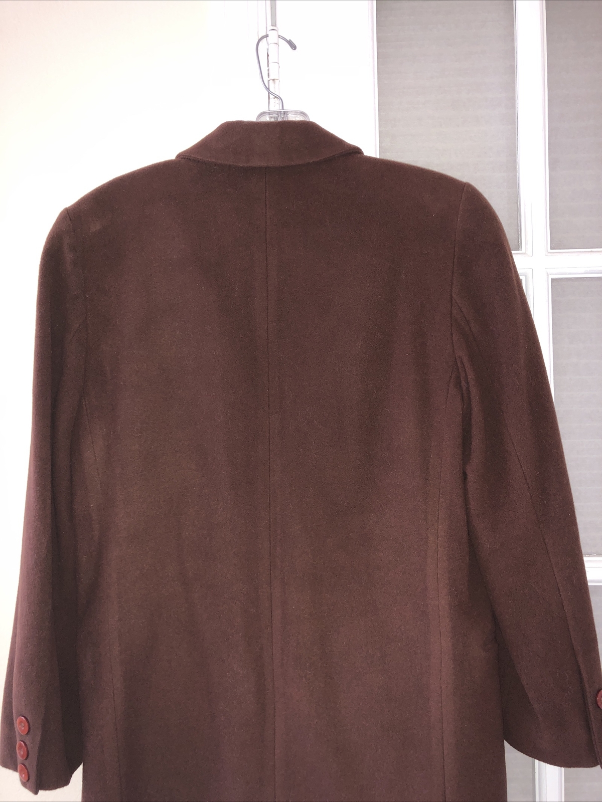 Henri Bendel Jacket Blazer Size 2 Brown Wool Blend Two Button Style NEW VINTAGE