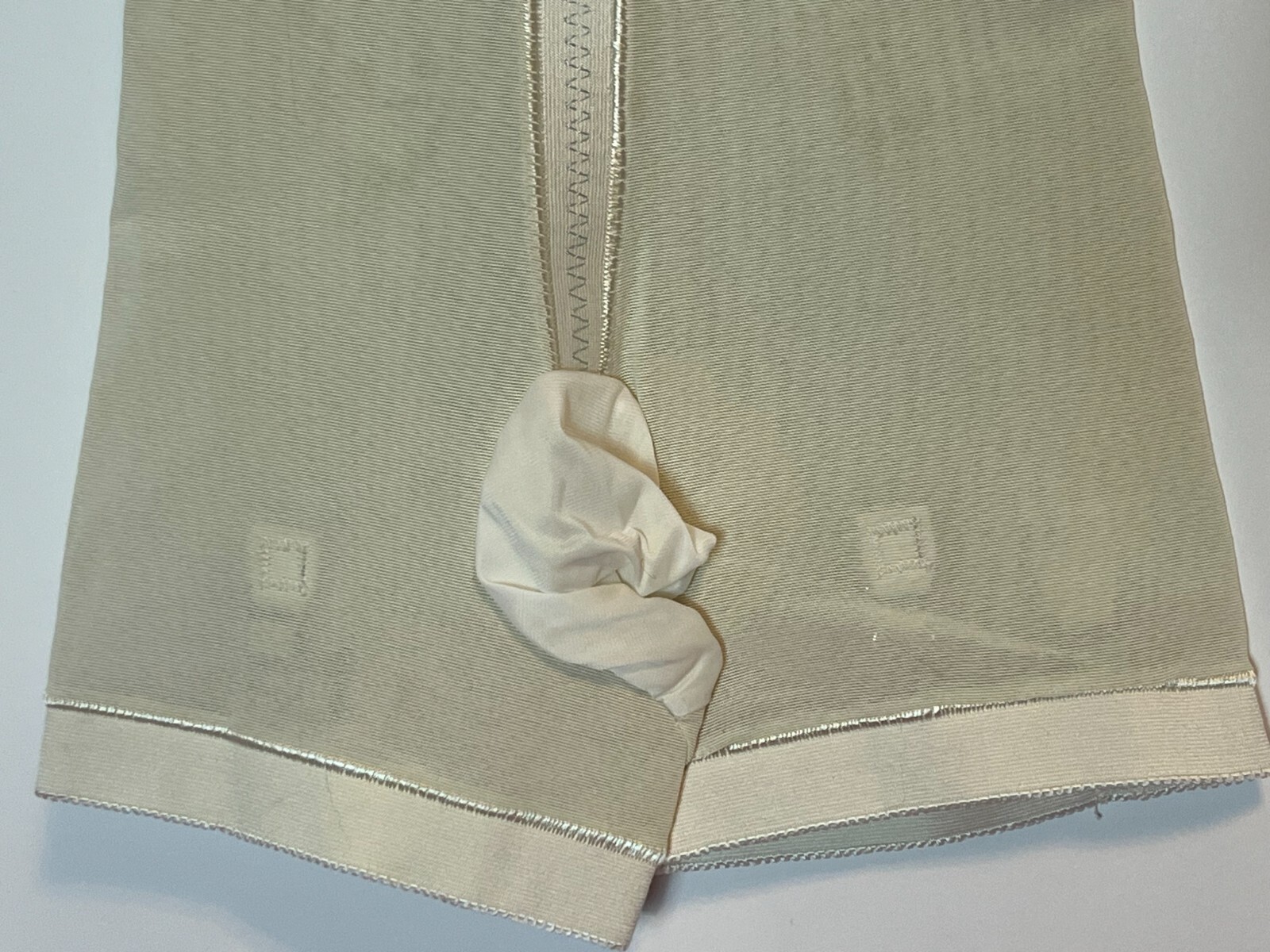 Vtg Girdle Large White Metal Garter Magic Perma Lift