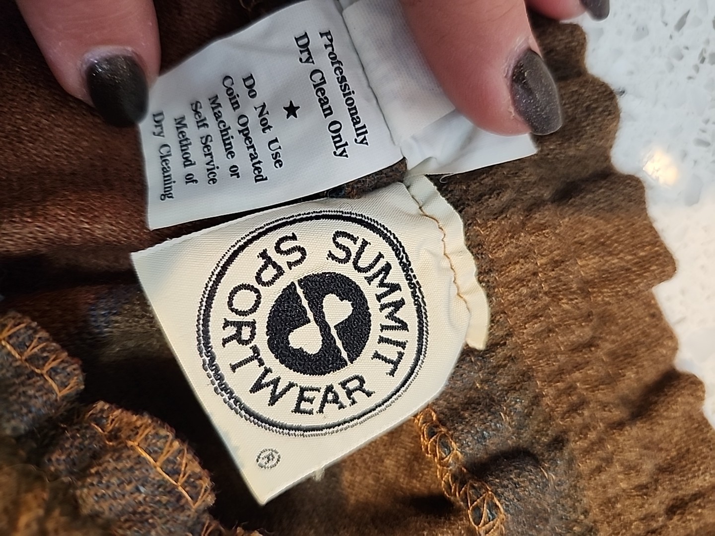 Vintage 1970’s Summit Sportwear Wool Skirt Stripes * See Measurements *