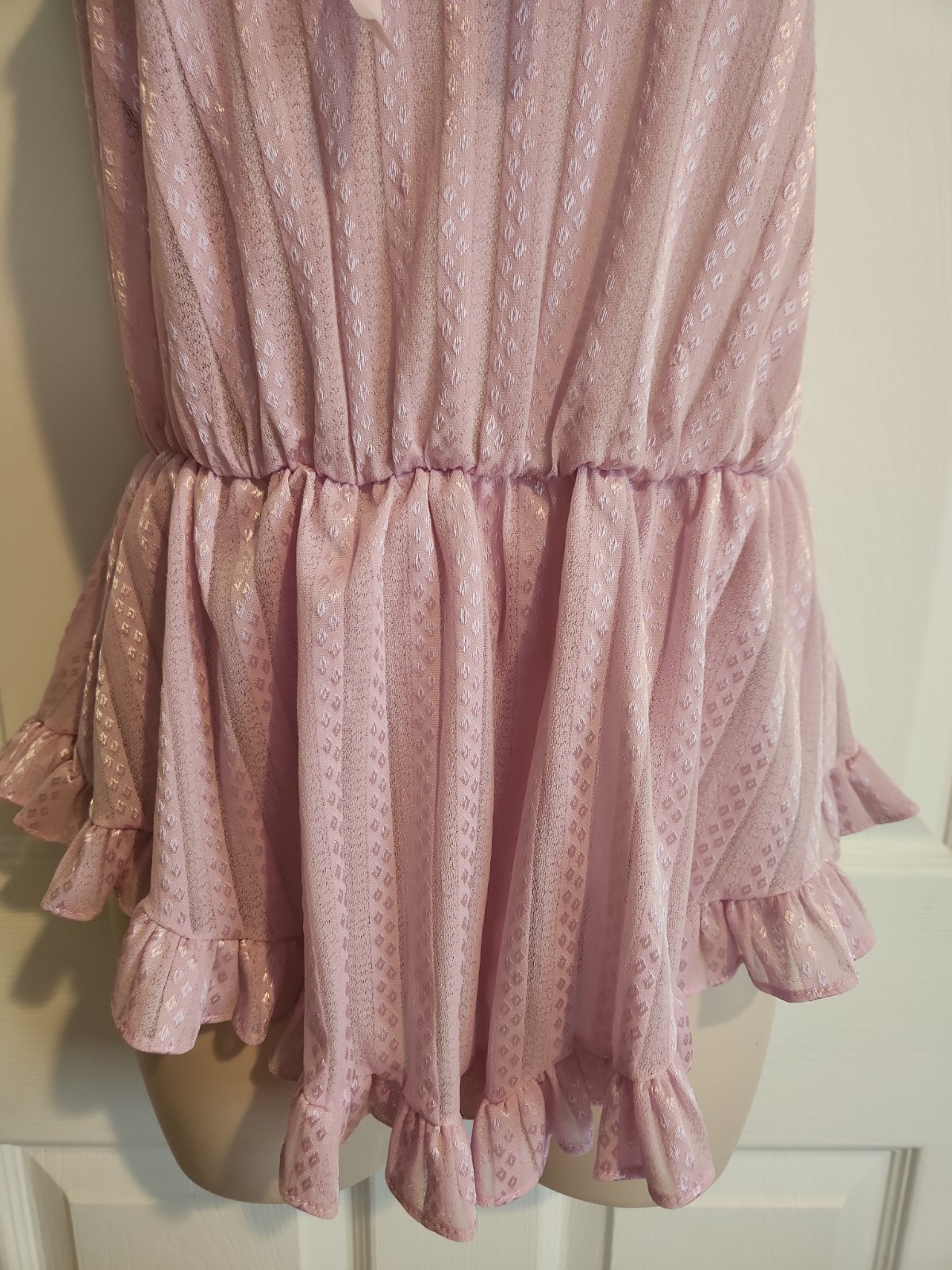 VTG Dutchess Individually Yours Purple Bodysuit Skirt Teddie Sz M