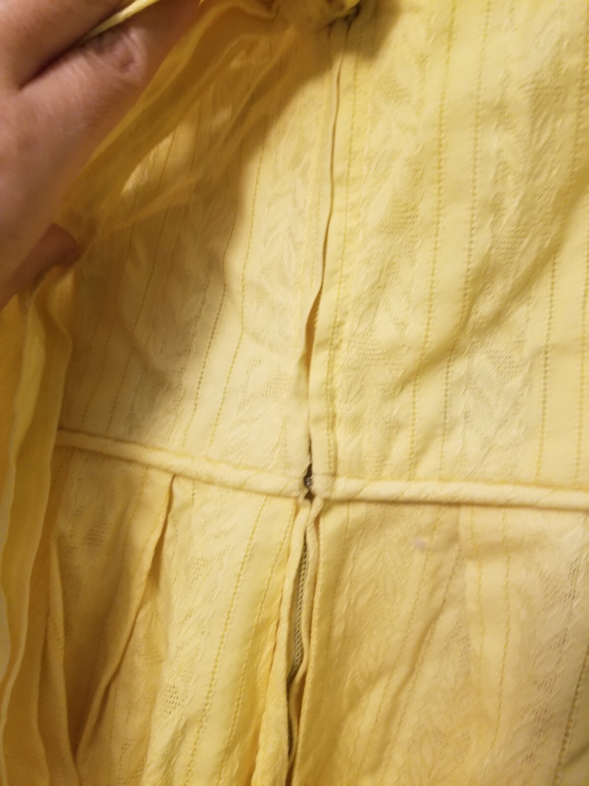 Vintage Made Especial By Lora Yellow Maxi Dress S