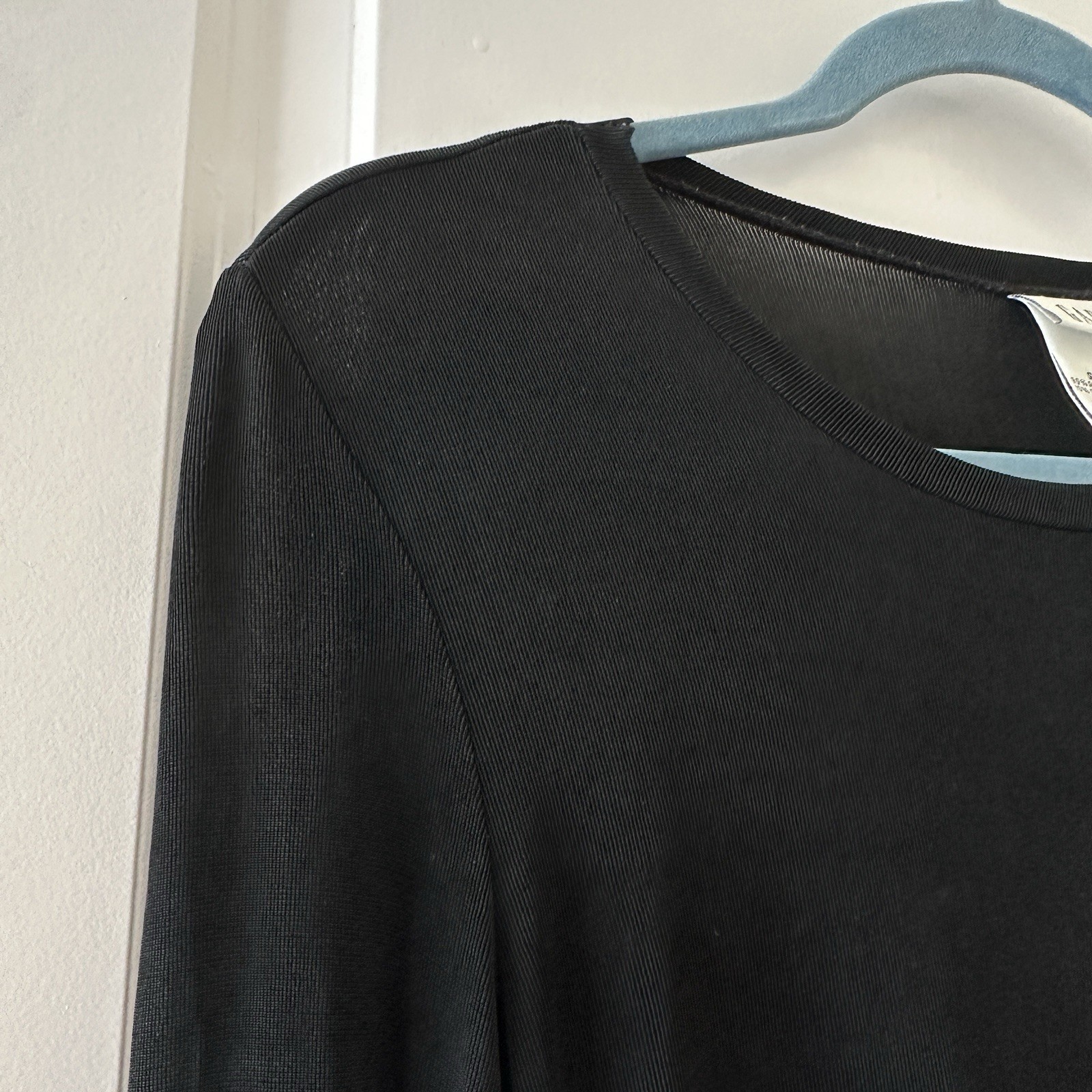 Vintage 90s Gap Black Long Sleeve Maxi Dress Women’s Size Small Witchcore