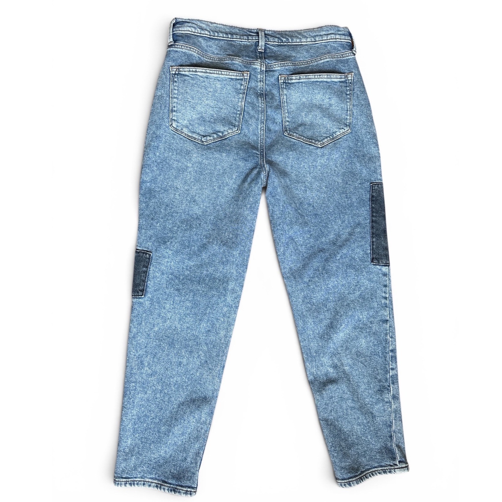 Patchwork Boyfriend Jeans Size 8 Sonoma Boho 70s