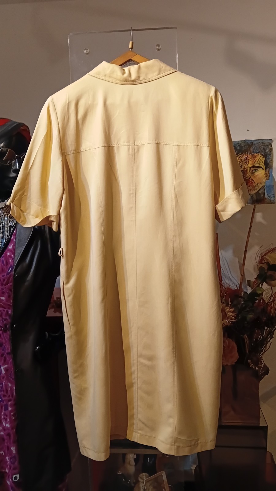 Basler vintage coat dress viscose/silk size 44
