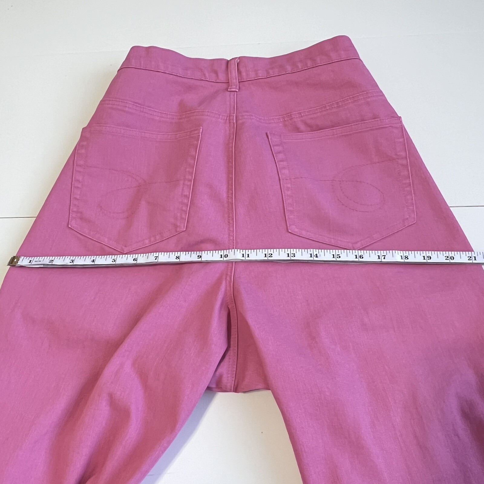 Vtg L.A.Blues women stretch Jean 36X28 Tailored HighRise Flared 70s Hippie Retro