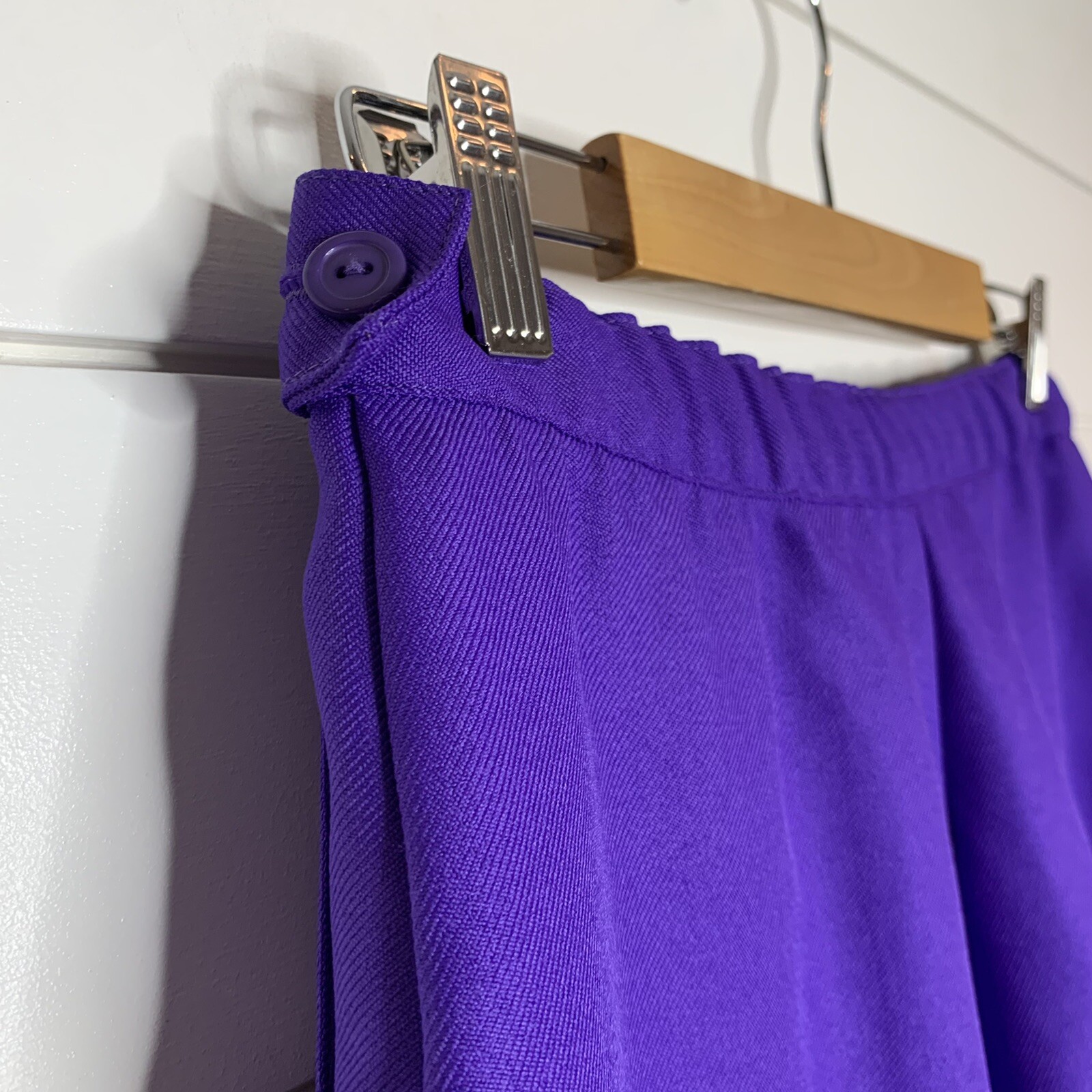 Vintage Queen’s Way to Fashion Pants Size 10* Purple High Waist 90s 80s USA Made