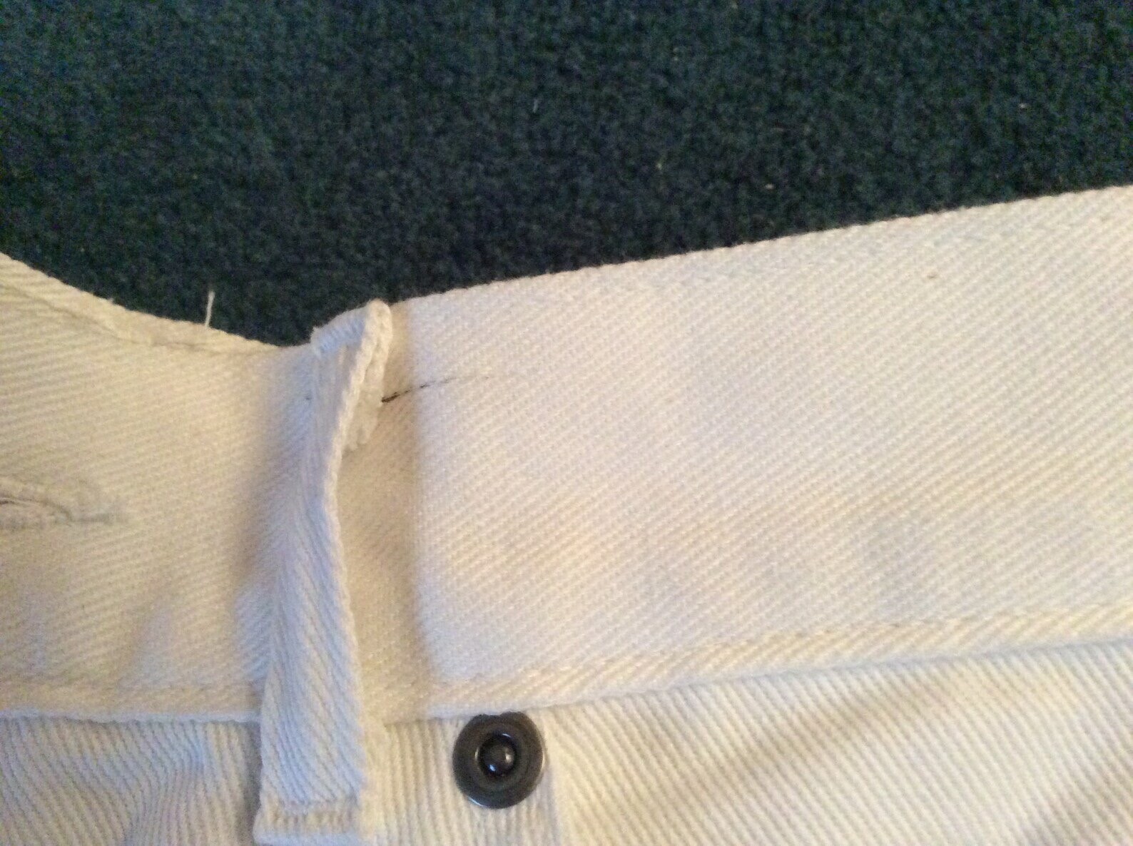 1980s Womens White Jeans Denim Republic New Old Stock Original Tags Attaches
