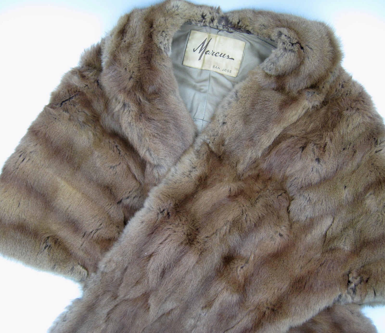 Vintage Mink Stole Wrap Vintage, Real Fur Shawl Cape Marcus of San Jose