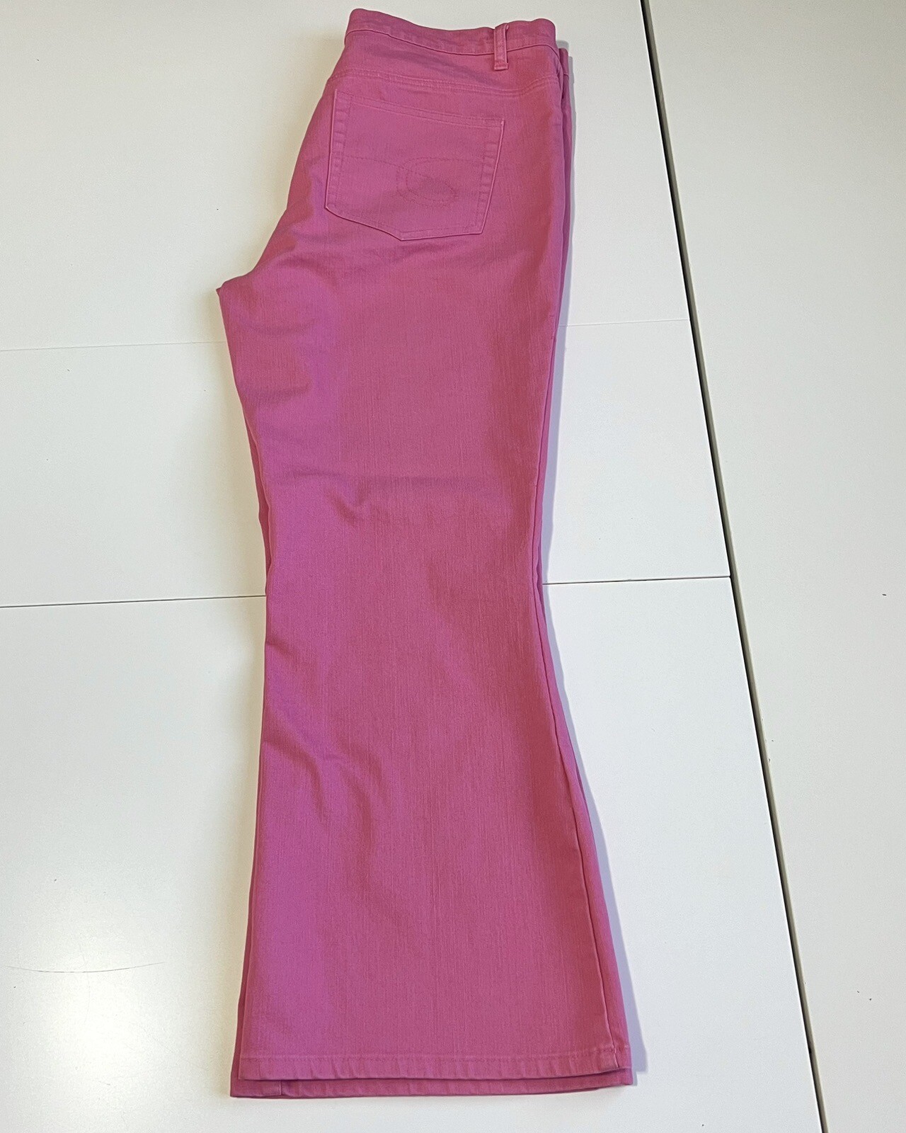 Vtg L.A.Blues women stretch Jean 36X28 Tailored HighRise Flared 70s Hippie Retro