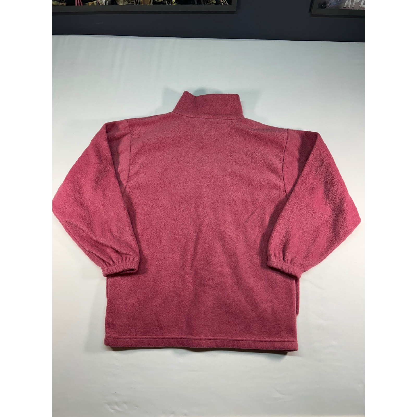 Tipsy Denali Park Alaska Fleece Jacket Womens Medium Pink Full Zip Pinecone