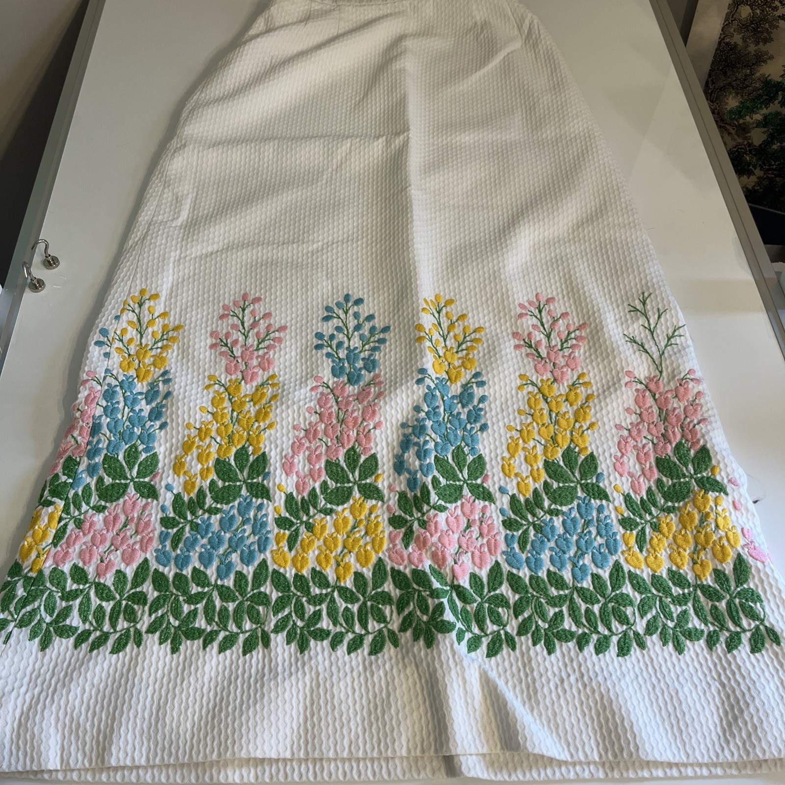 Vintage embroidery Malbe Original Maxi Skirt Size S Fully Lined