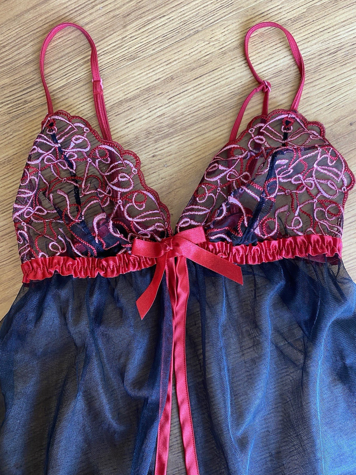 Fredricks of Hollywood babydoll nighty Size Small Vintage Lingerie Size Small