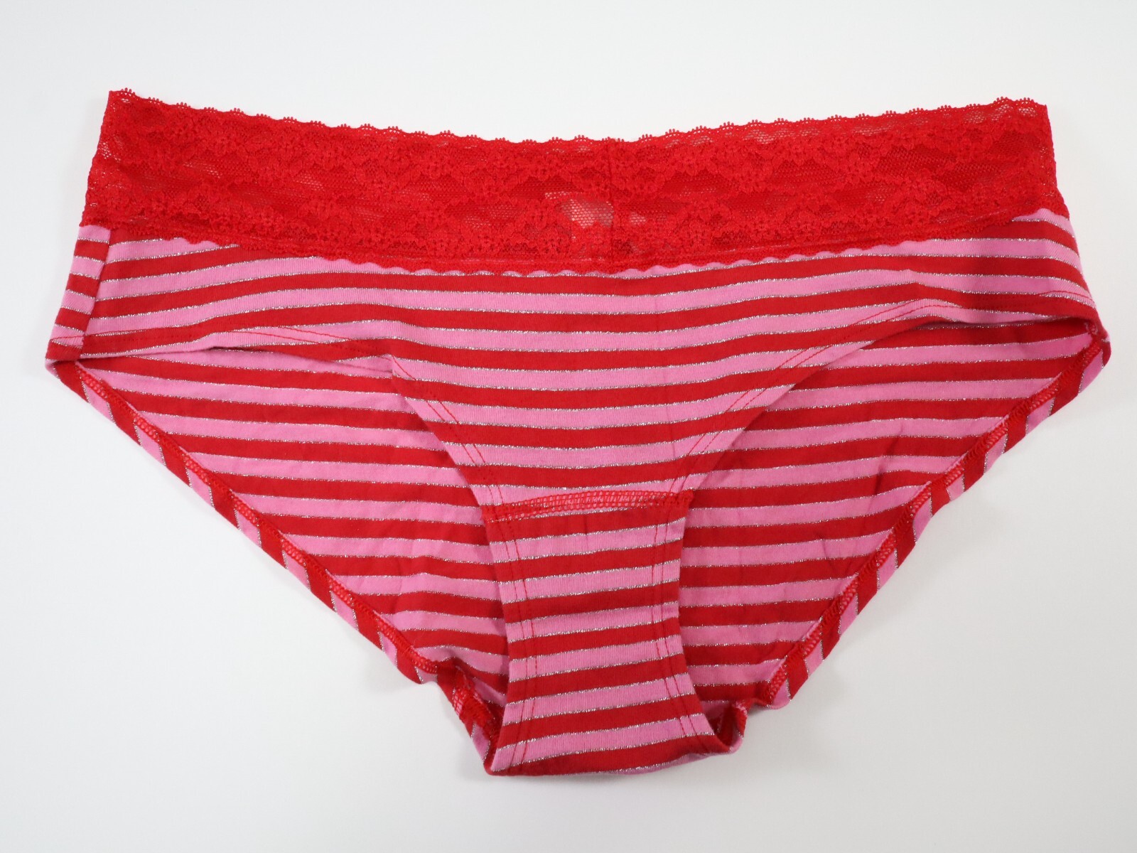 Victoria’s Secret VTG 2013 2010s Cotton Lace Culotte Hiphugger Panties MEDIUM
