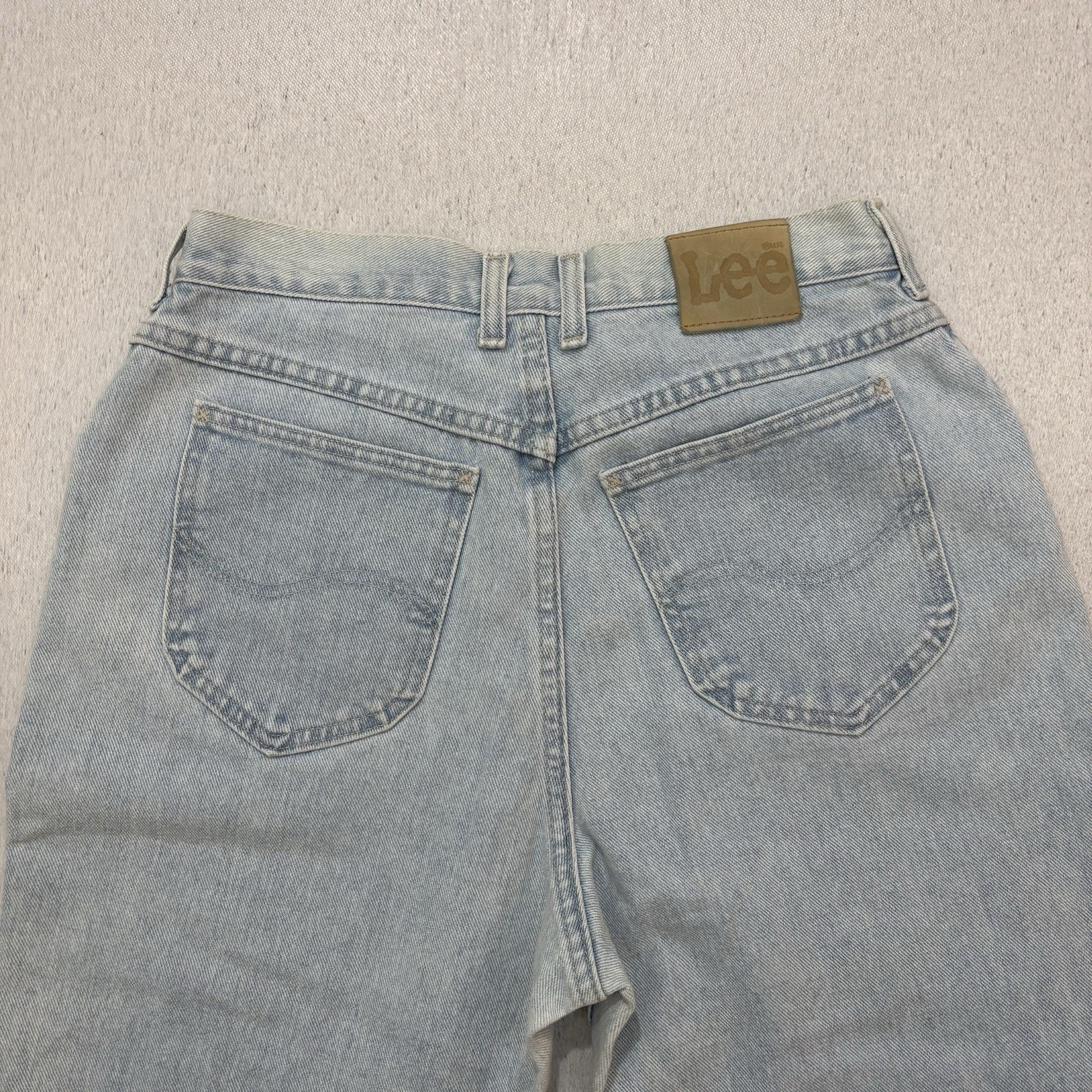 Vintage 90s Lee MR Womens High Rise Mom Pants Jeans Size 12 S USA Blue Faded