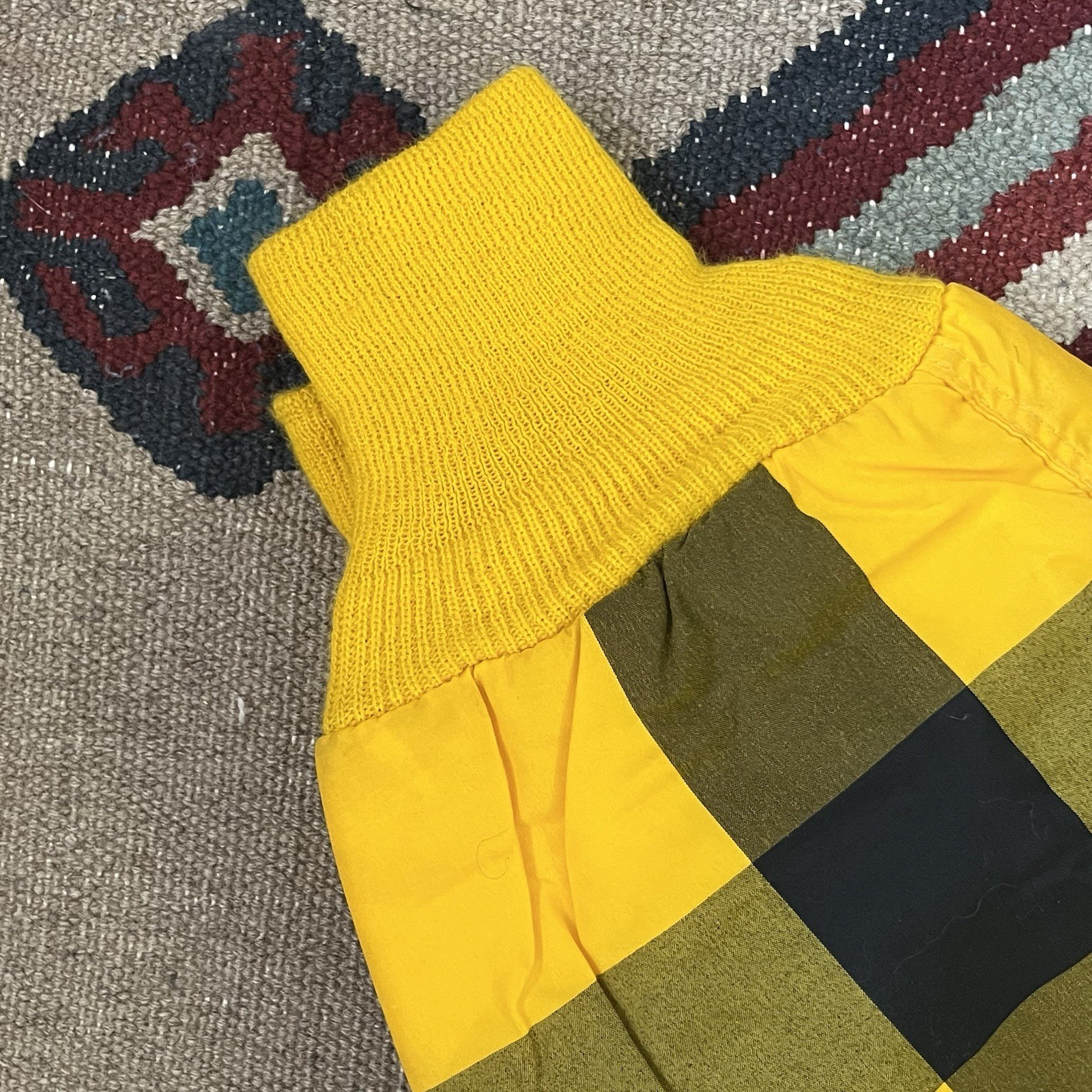 Vintage 50s JC Higgins Snow Winter Ski Pants Women’s 27×32 Yellow/Black Plaid