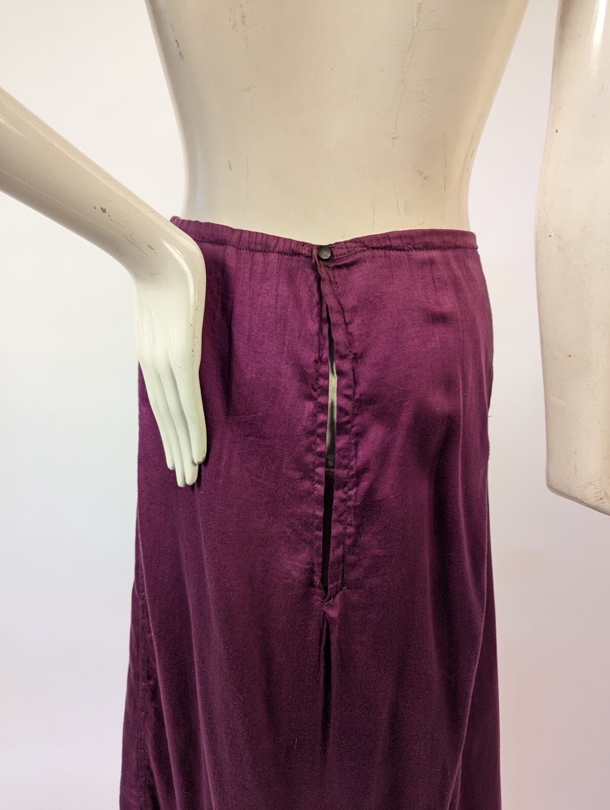 EDWARDIAN PURPLE COTTON PETTICOAT BY MONTGOMERY WARD
