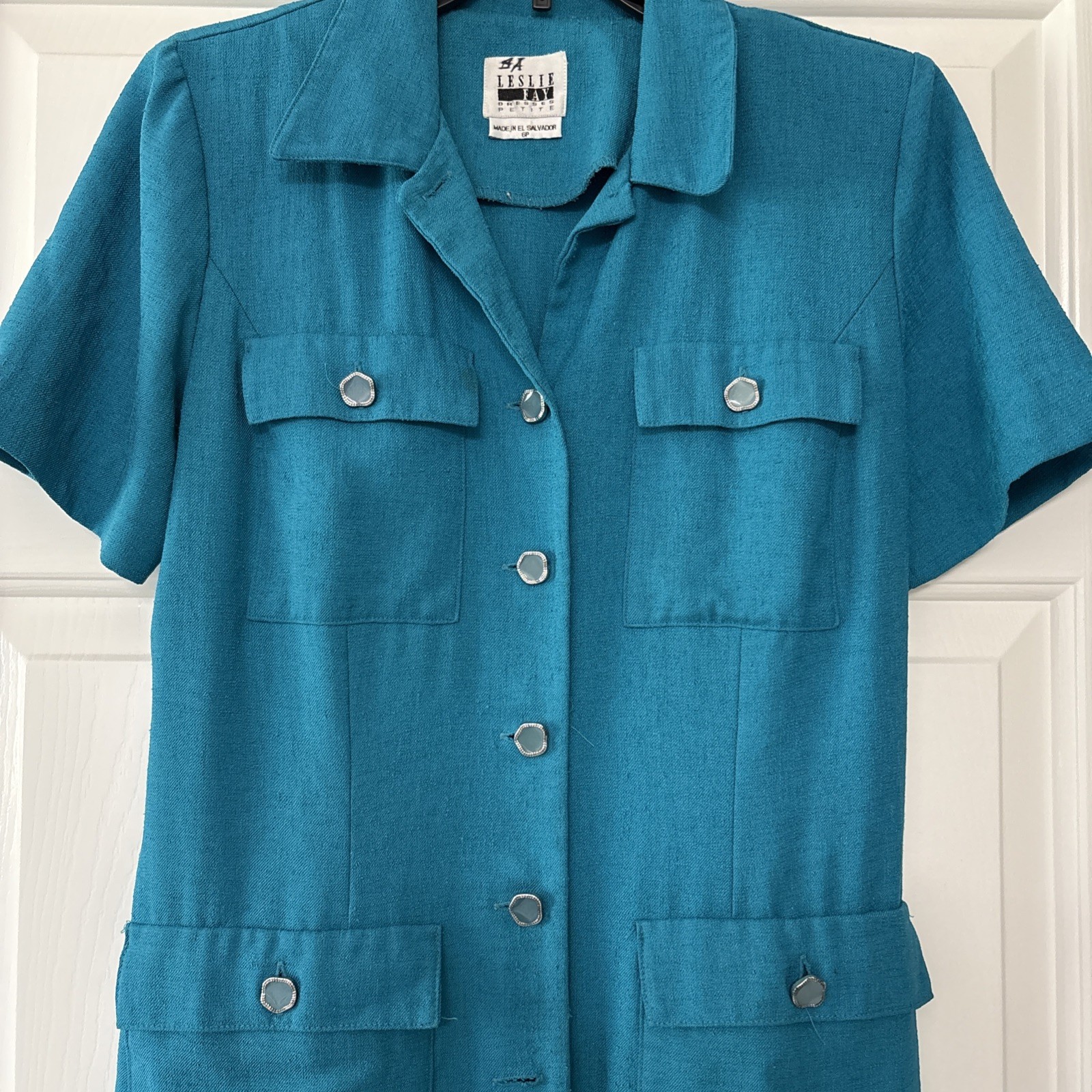 Vtg. Leslie Fay Women’s Dress , Sz 6P, Pleated