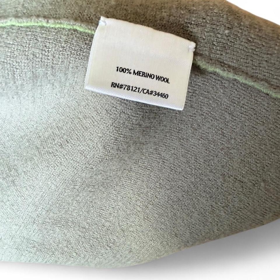 Vintage Eileen Fisher Light Olive Green Wool Jacket