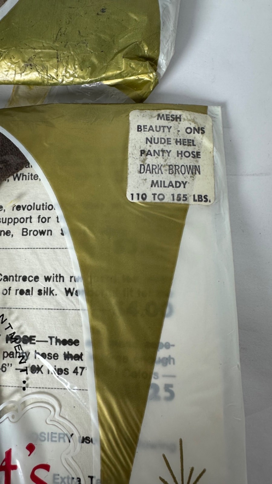 Corbetts Lot of 4 Vintage Hosiery Women Pantyhose Nude Heel Brown Taupetone