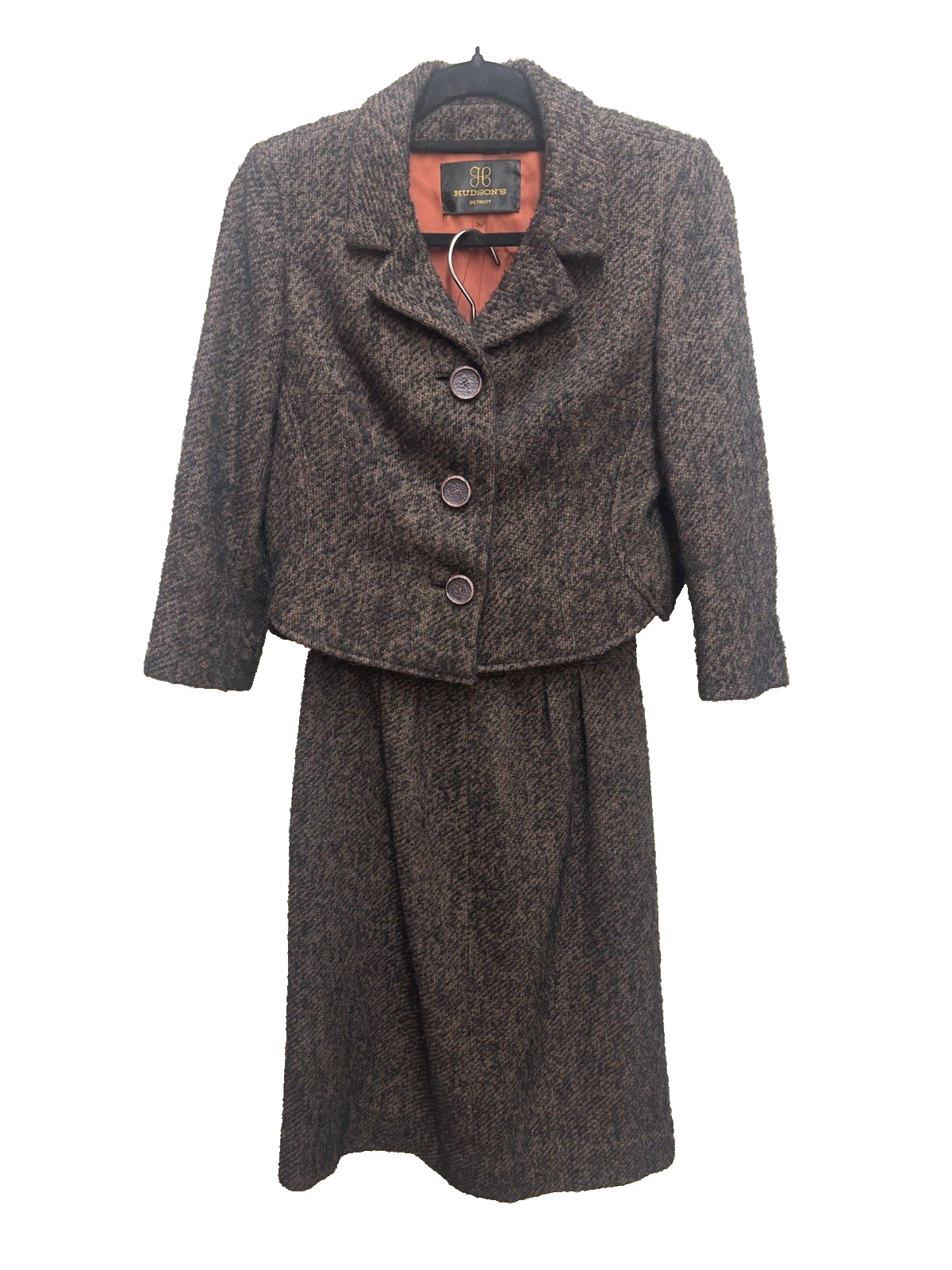 Vintage Hudson’s Skirt Suit Set with Jacket – Adorable & Great Shape!