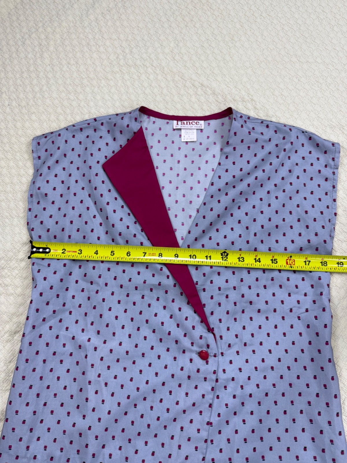 Jerell of Texas Pance 1970s Two Piece Set Polka Dot Skirt Top | Size 9